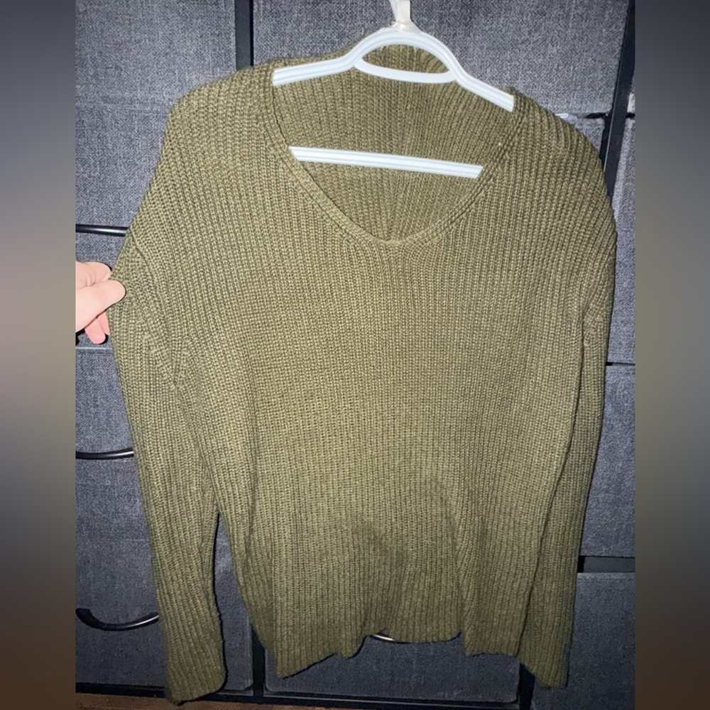 Olive Green Women's Sweater